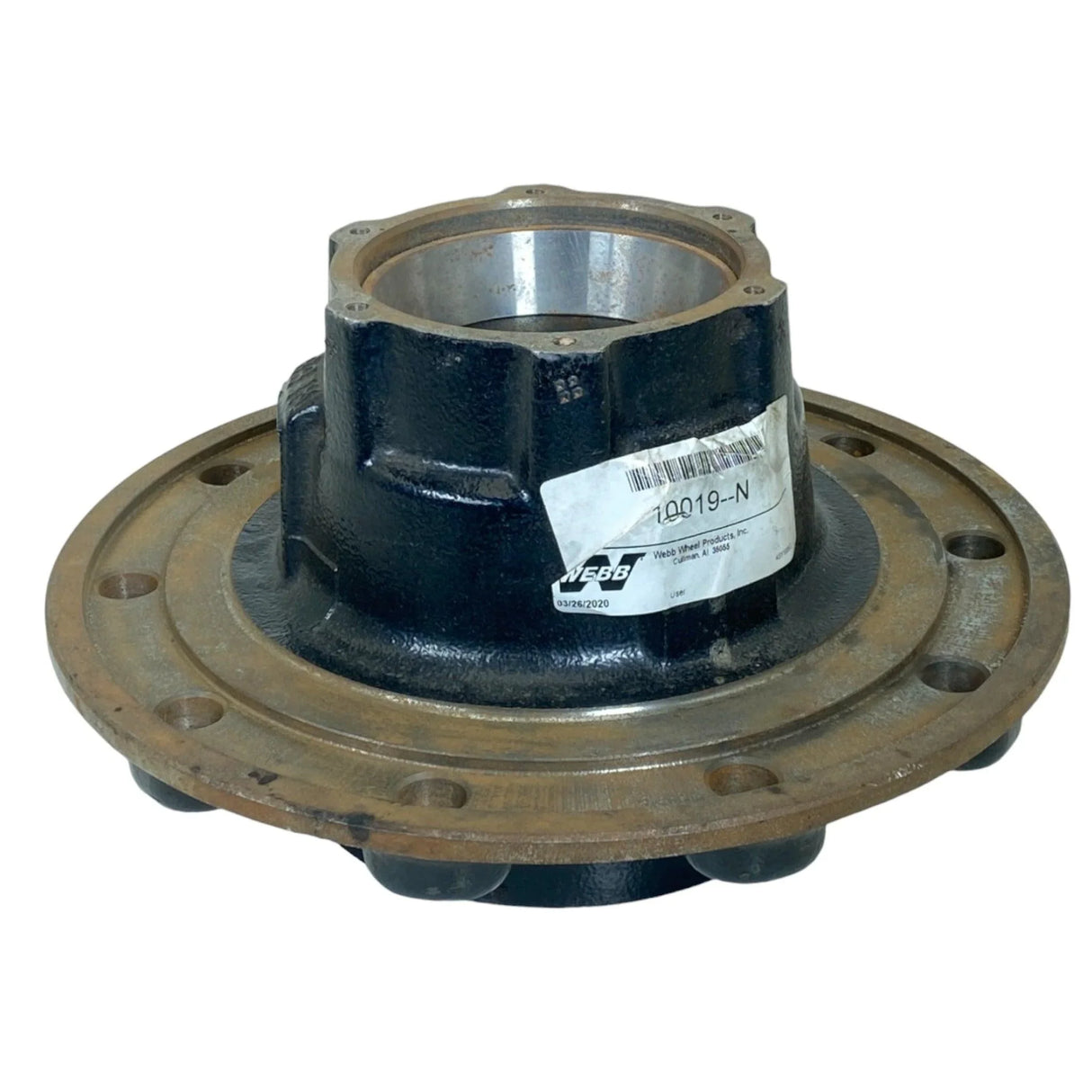 10019 10019--N Webb Wheelinboard Mount Brake Hub Assembly 10 Stud - Truck To Trailer