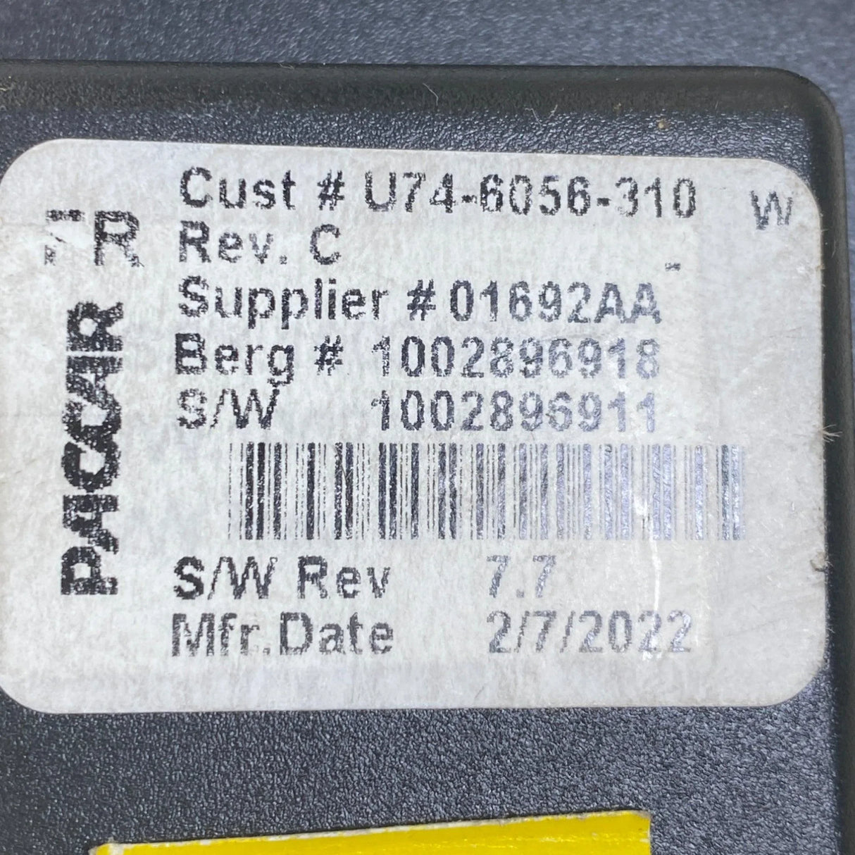 1001577431 Genuine Paccar Idle Managment System For Kenworth - Truck To Trailer