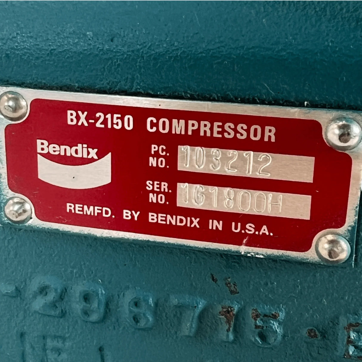 BW R103212 Genuine Bendix Air Compressor BX-2150 - Truck To Trailer