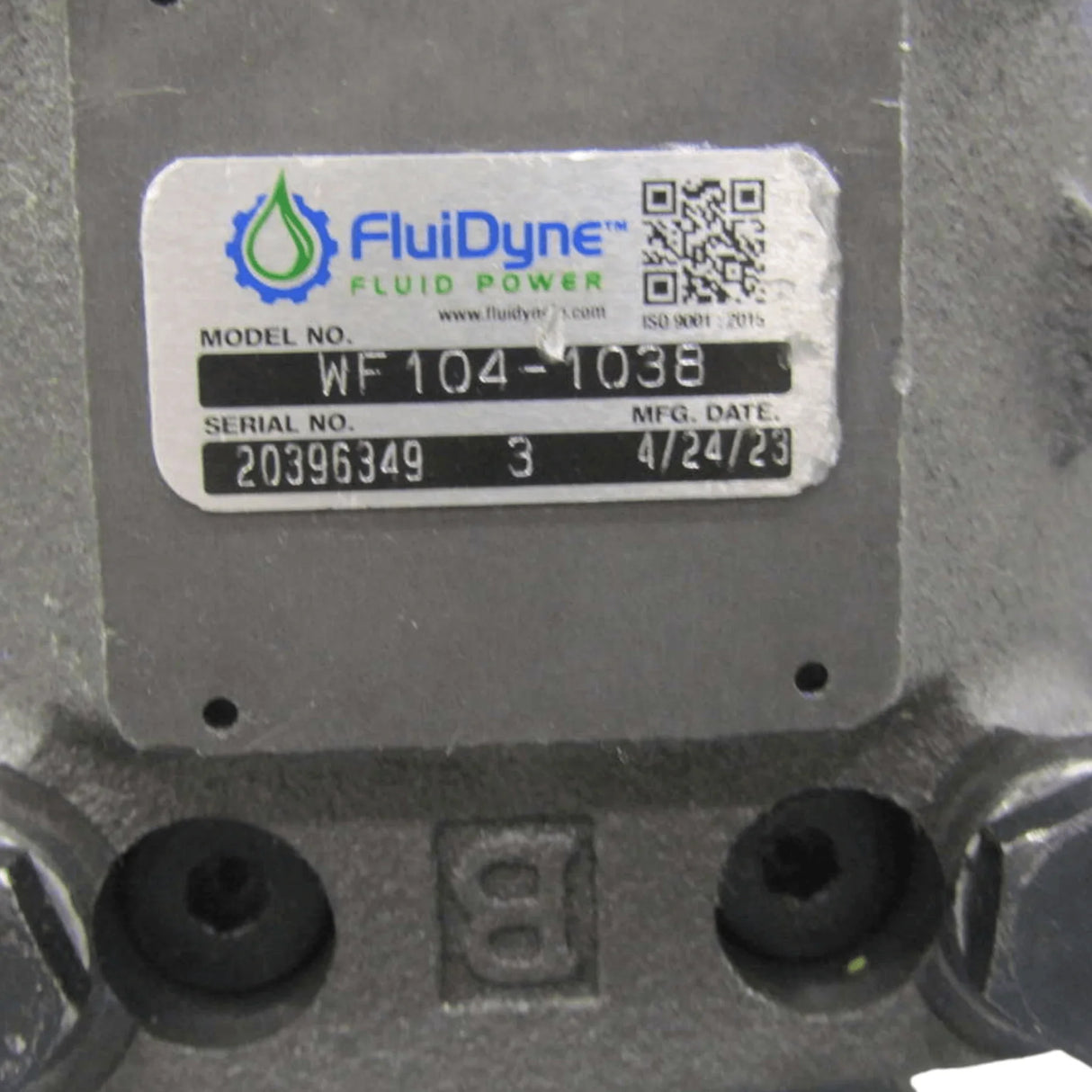 104-1038 Fluidyne Hydraulic Motor 104 Series - Truck To Trailer