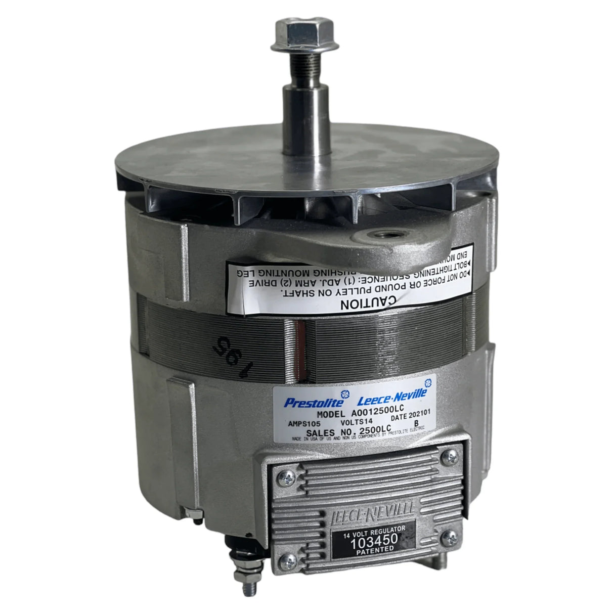 120-067-0026 D&W Alternator Leece-Neville 2500Jb - Truck To Trailer