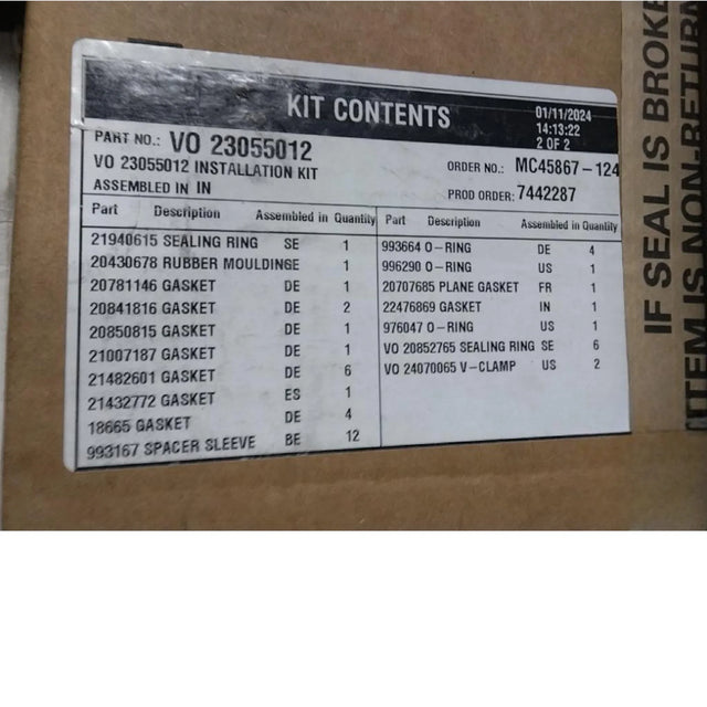 23055012 Genuine Mack Installation Kit - Truck To Trailer