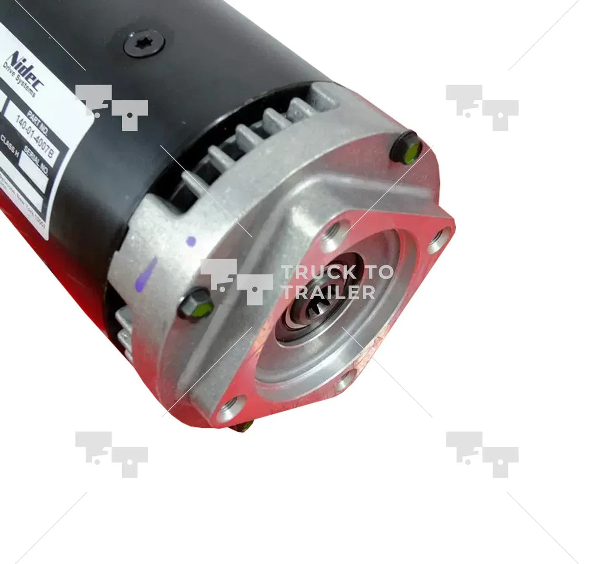 140-01-4007B Oem Nidec Motor Electric 12-24 Volt Dc - Truck To Trailer