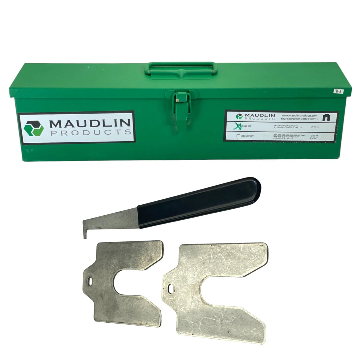 MSB3-FK Maudlin Products Stainless Steel Slotted Shim Assortment - Truck To Trailer