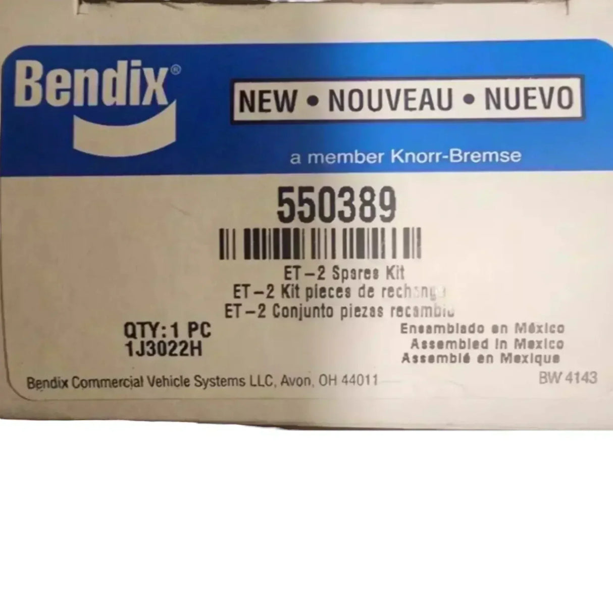 550389 Genuine Bendix Throttle Position Sensor ET-2 - Truck To Trailer