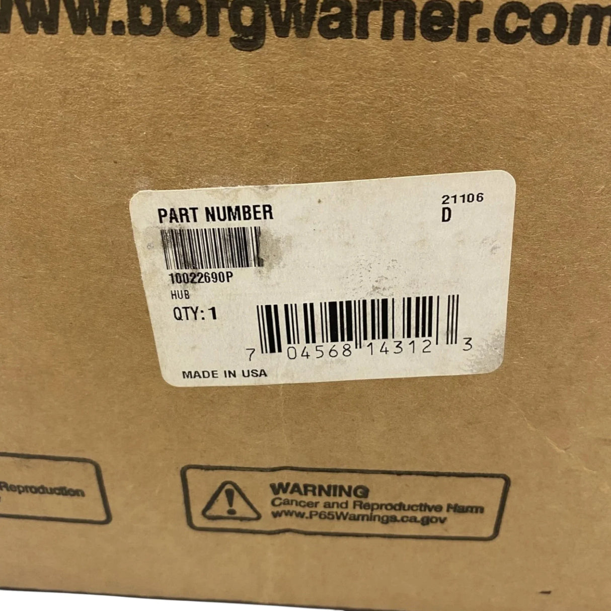 010022690 Genuine BorgWarner Engine Cooling Fan Hub - Truck To Trailer