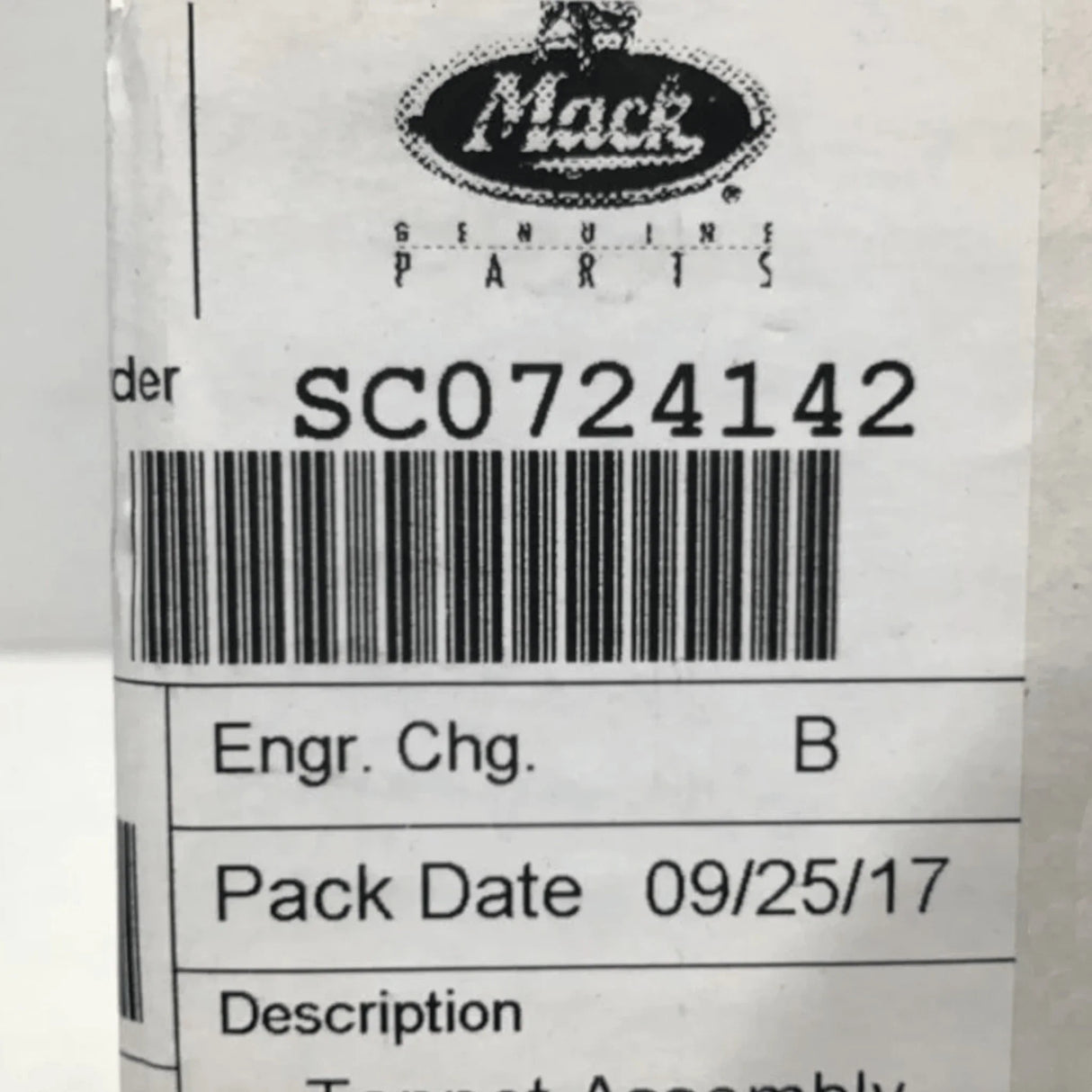 20706599 Genuine Volvo Lifting Roller - Truck To Trailer