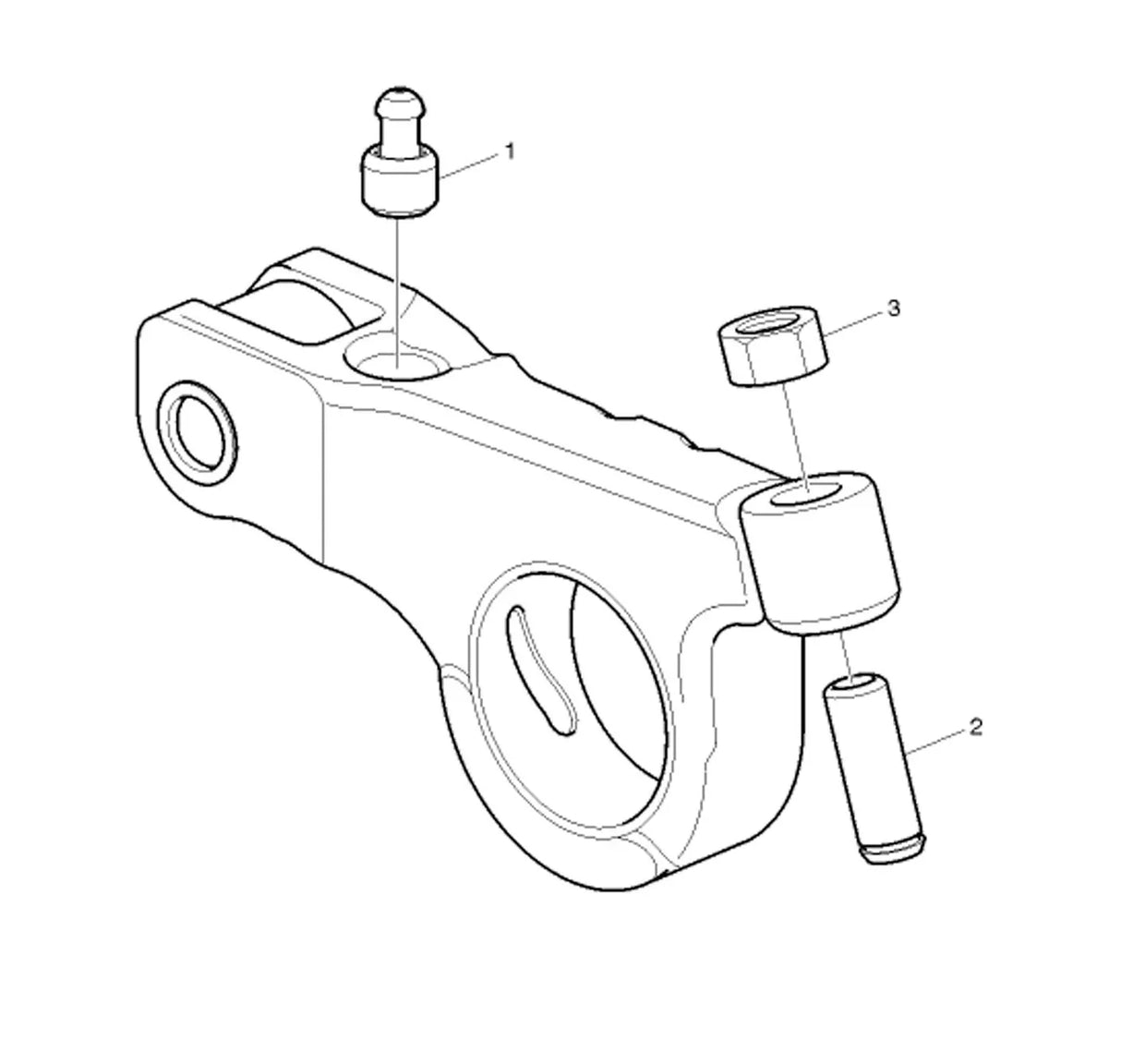 21460261 Genuine Volvo Rocker Arm - Truck To Trailer