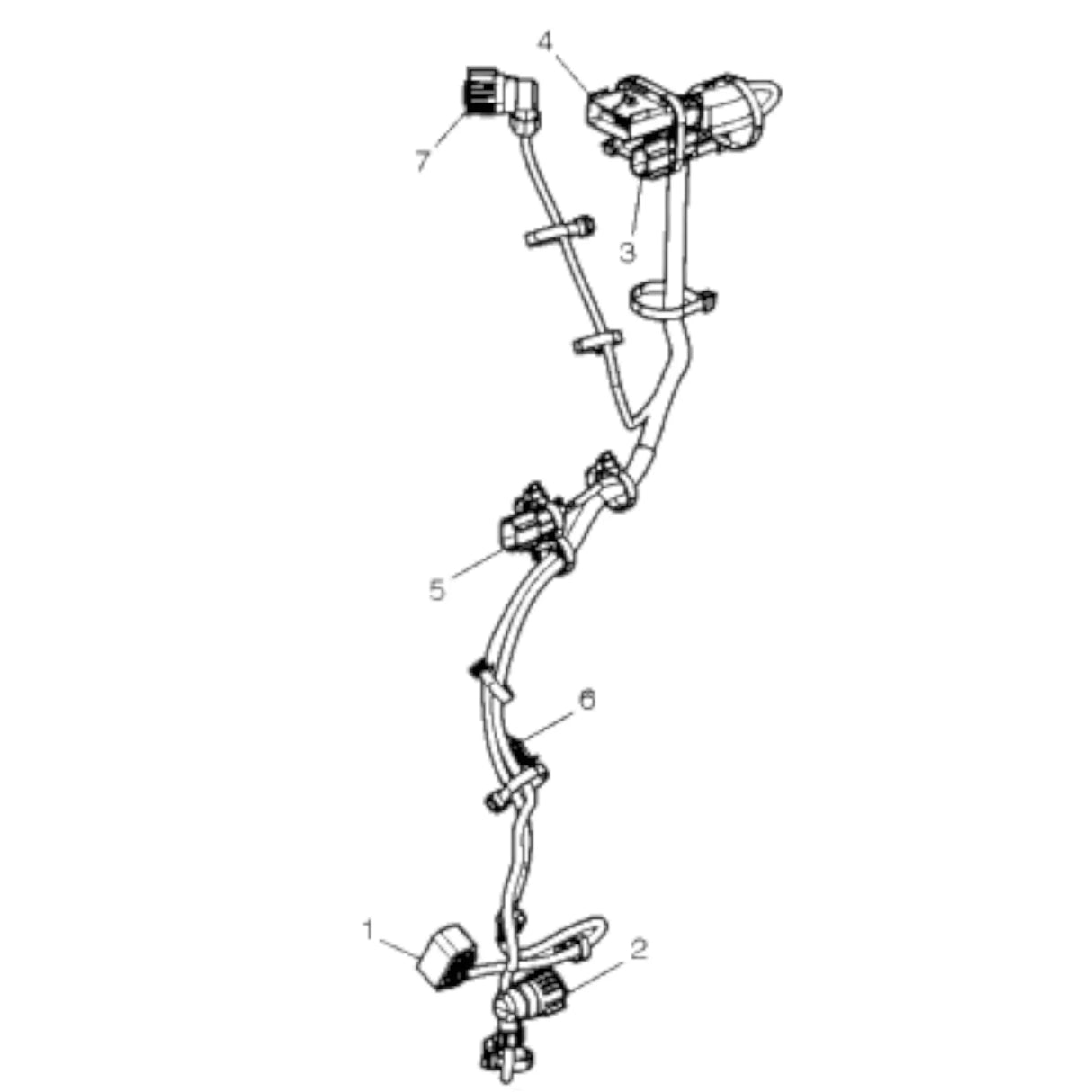 21945882 Genuine Volvo Wiring Harness - Truck To Trailer