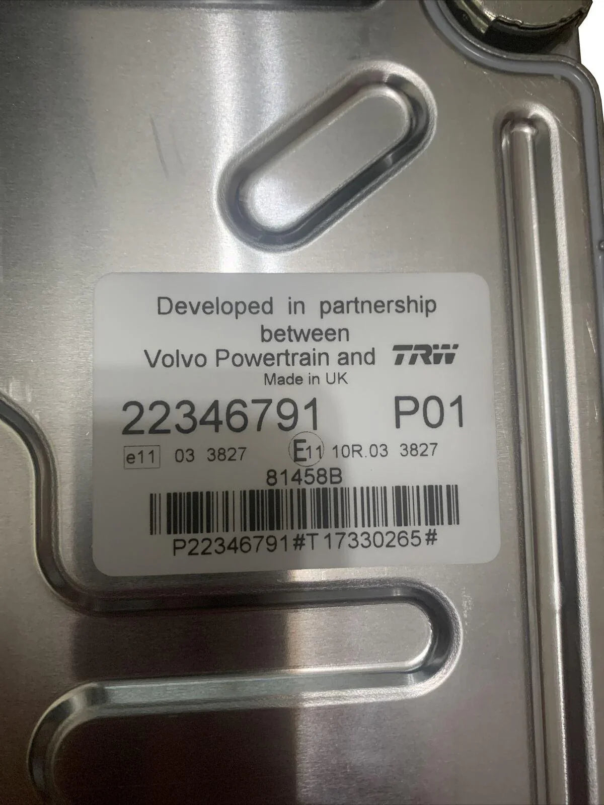 85013835 Genuine Volvo Control Unit For Volvo Engine D13 Truck Fh Fh4 Fm Fm4 - Truck To Trailer