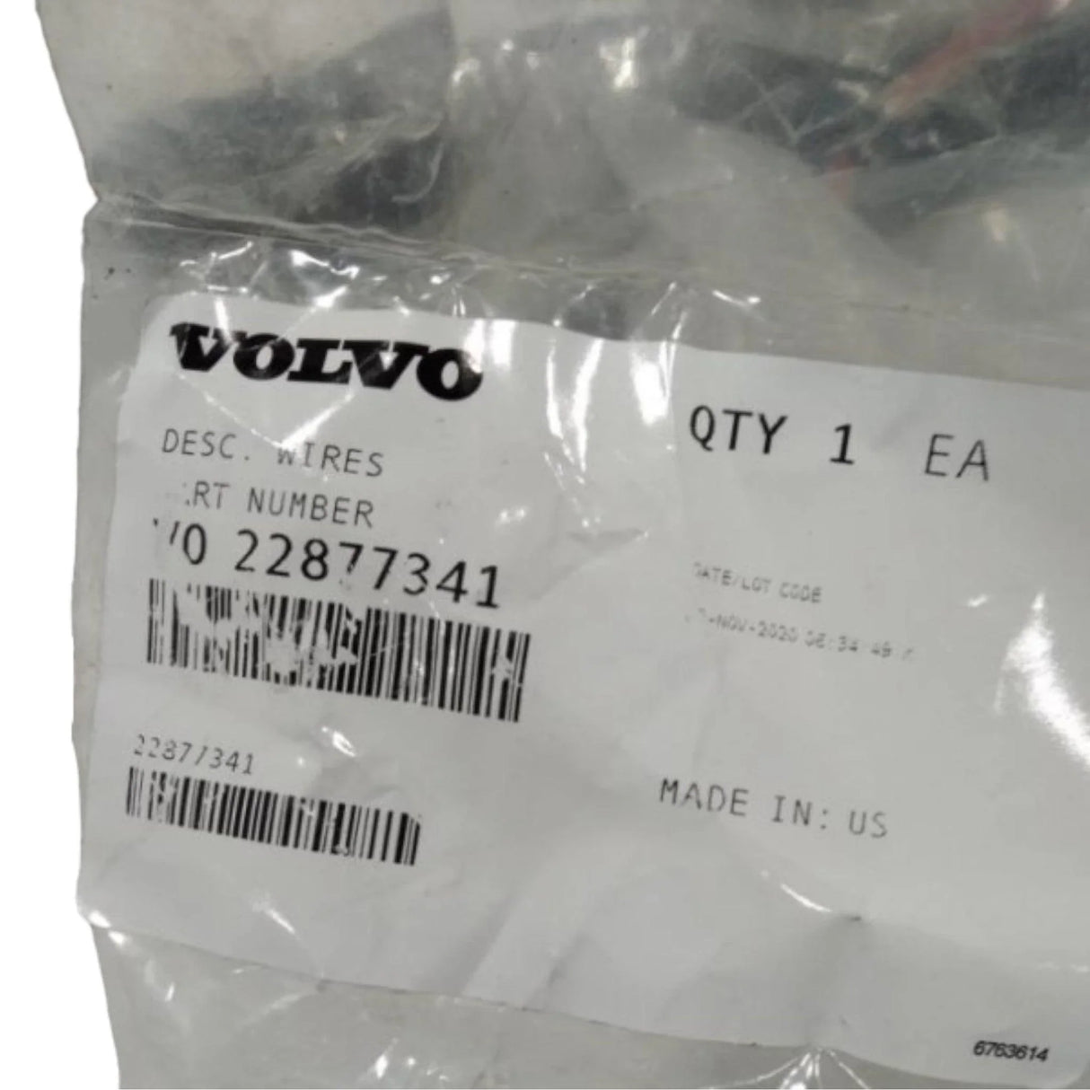 22877341 Genuine Volvo Wires Trailer Power Cable Harness - Truck To Trailer
