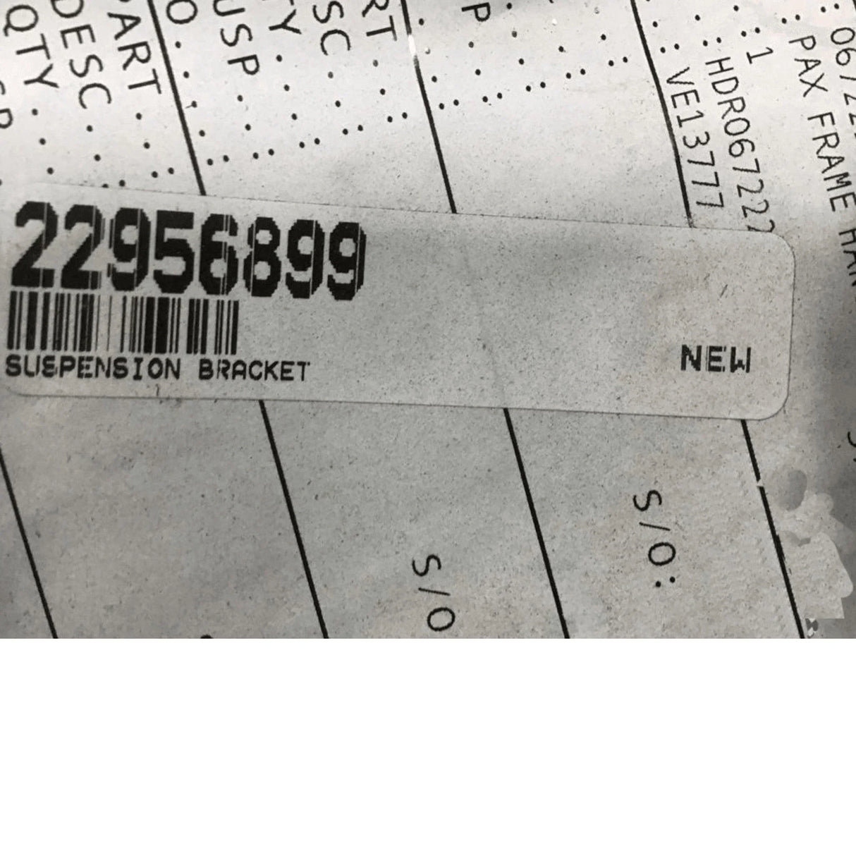 22956899 Genuine Volvo Suspension Bracket - Truck To Trailer