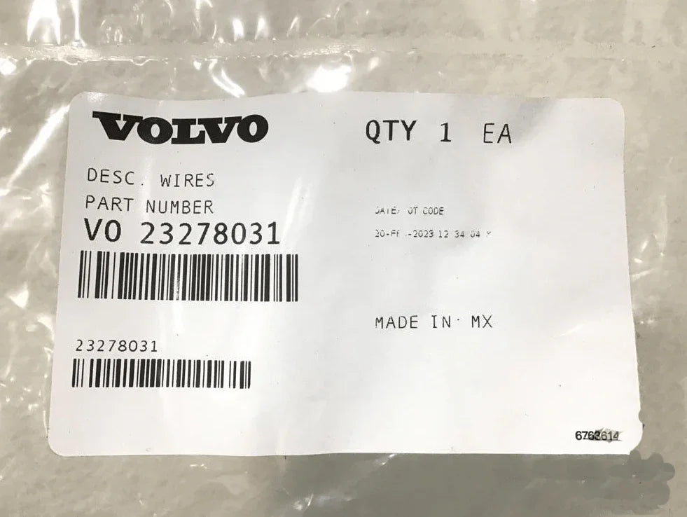 23278031 Genuine Volvo Wires - Truck To Trailer