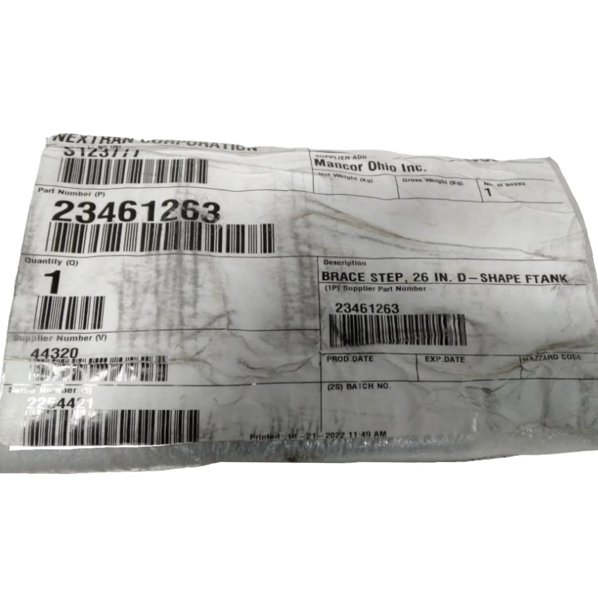 23461263 Genuine Volvo Brace - Truck To Trailer