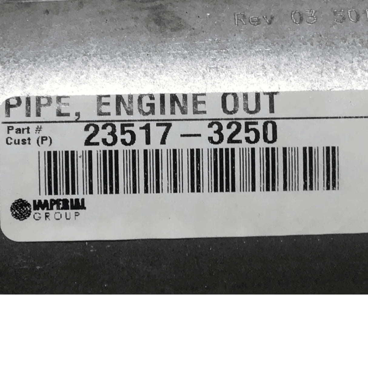 23517-3250 Genuine Volvo Pipe - Truck To Trailer