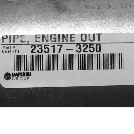 23517-3250 Genuine Volvo Pipe - Truck To Trailer