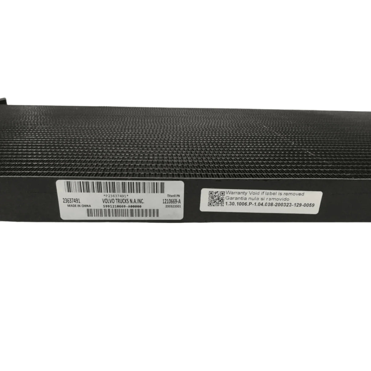 23637492 Genuine Volvo Condenser - Truck To Trailer