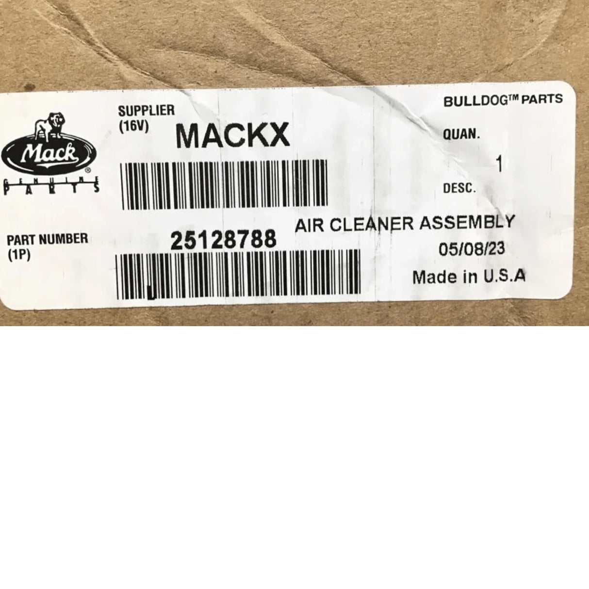 25128788 Genuine Mack Air Cleaner - Truck To Trailer