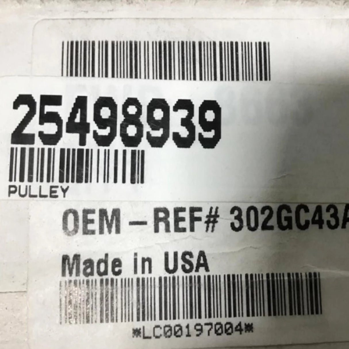 25498939 Genuine Volvo/Mack Pulley - Truck To Trailer