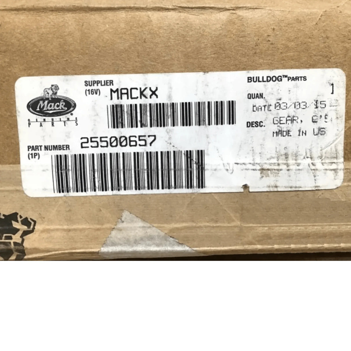 25500657 Genuine Volvo Gear - Truck To Trailer