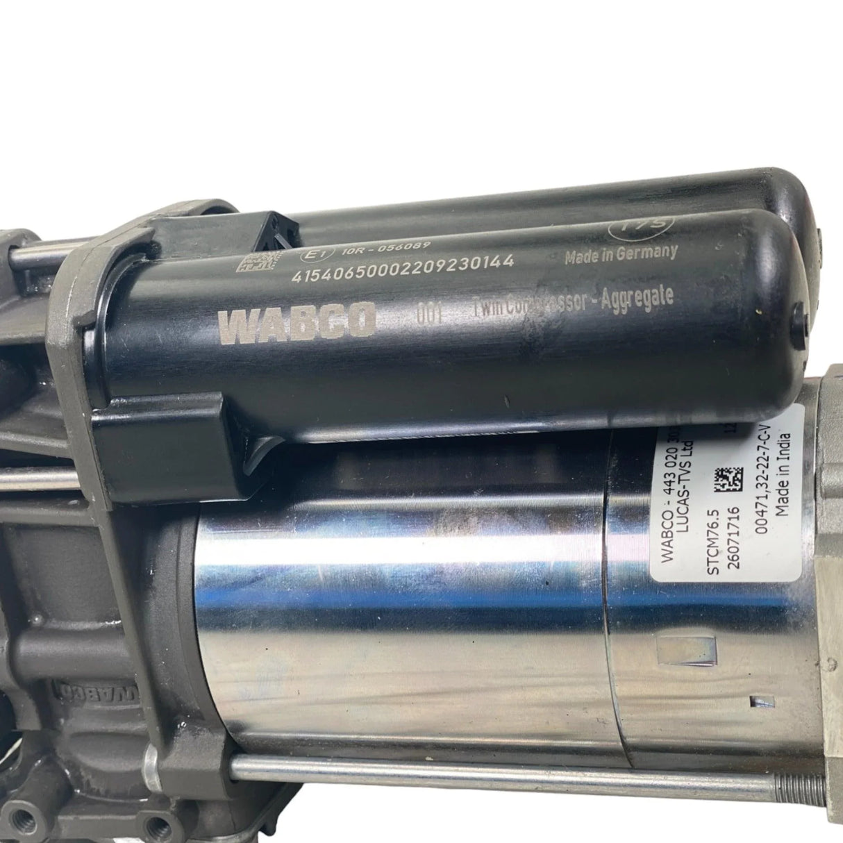 1027911-00-H Genuine Tesla Air Suspension Twin Compressor Pump - Truck To Trailer