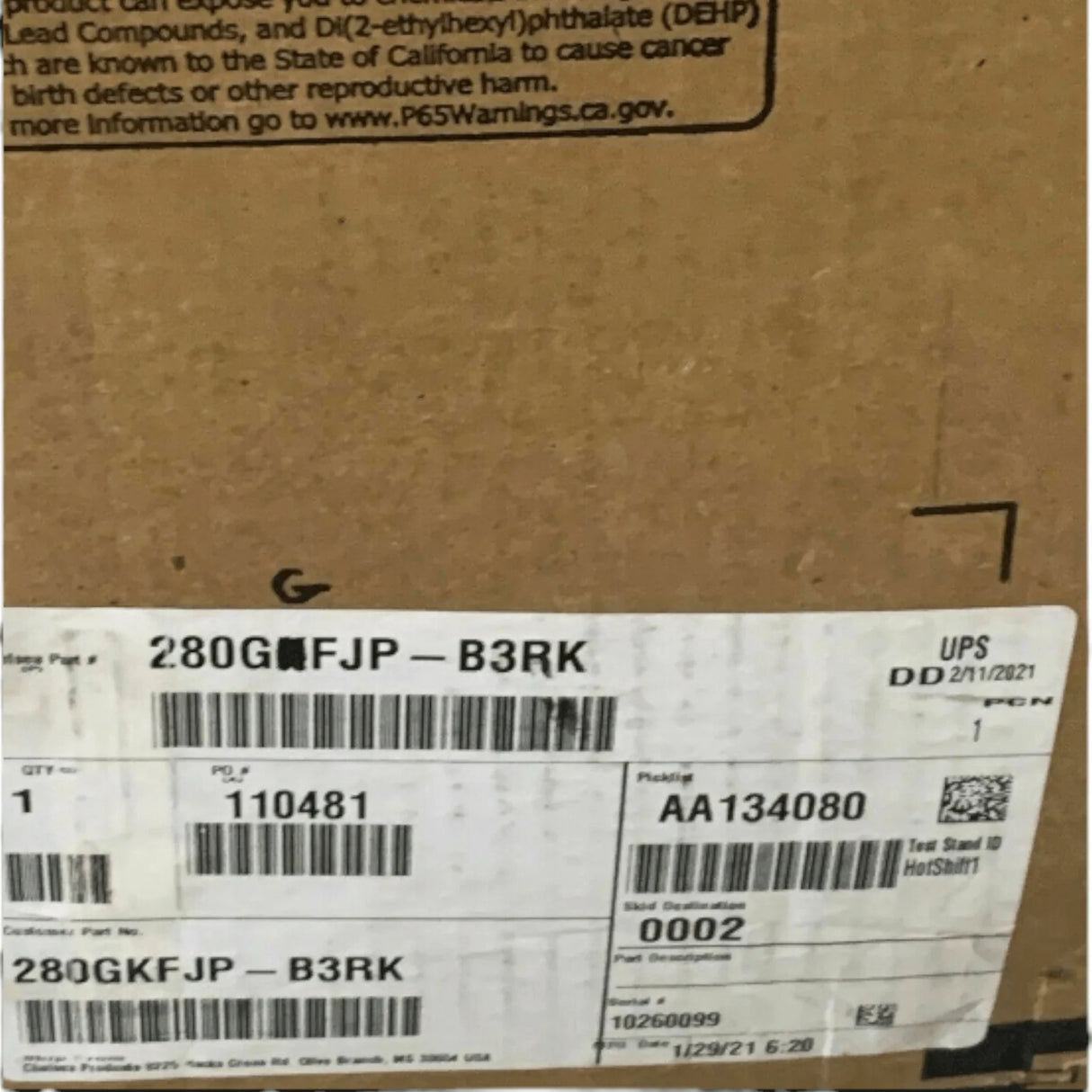 280Ggfjp-B3Rk Parker Chelsea Pto Power Take Off Unit 10 Bolt Powershift Allison - Truck To Trailer