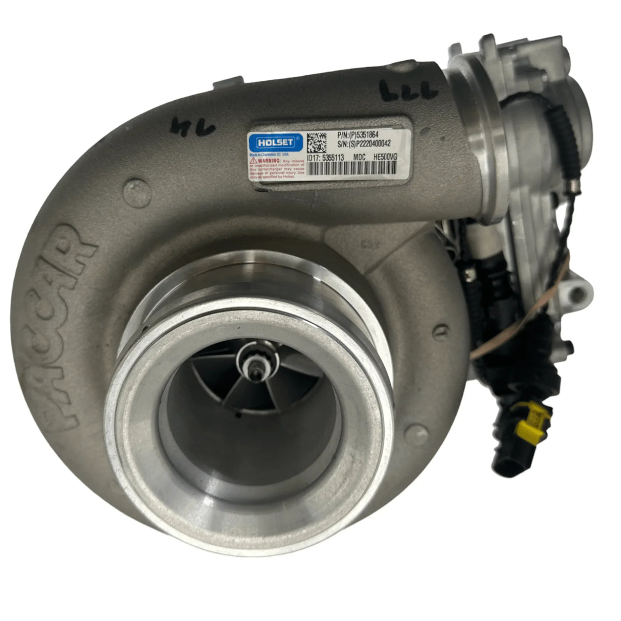 2842125 Genuine Paccar Mx 13 Epa 10 Holset Turbocharger With Actuator - Truck To Trailer