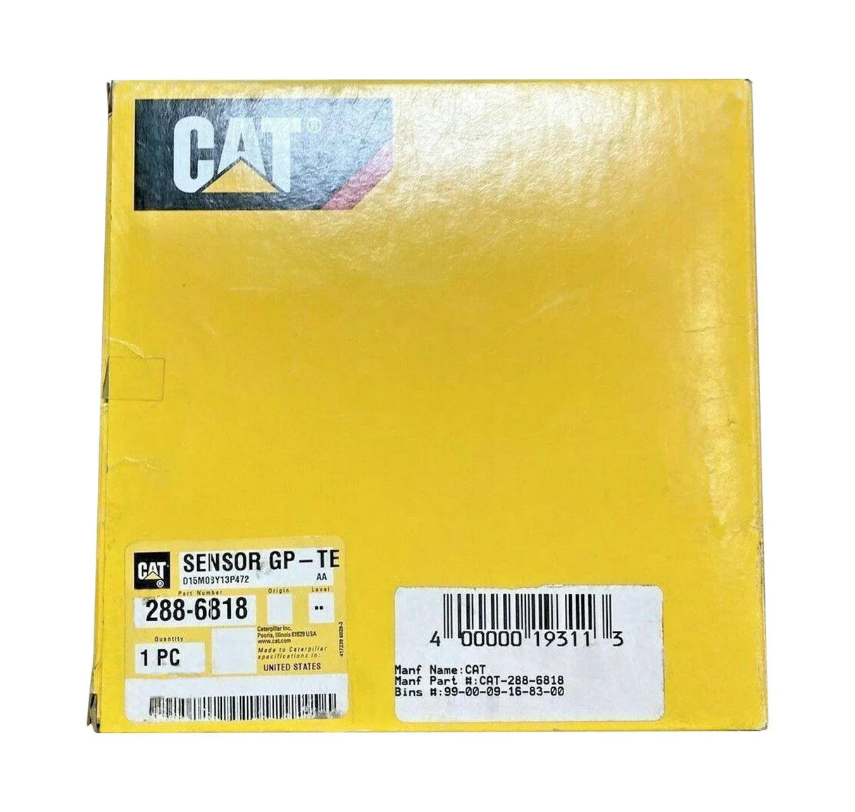 Ca2886818 Oem Cat Temperature Sensor C15 - Truck To Trailer