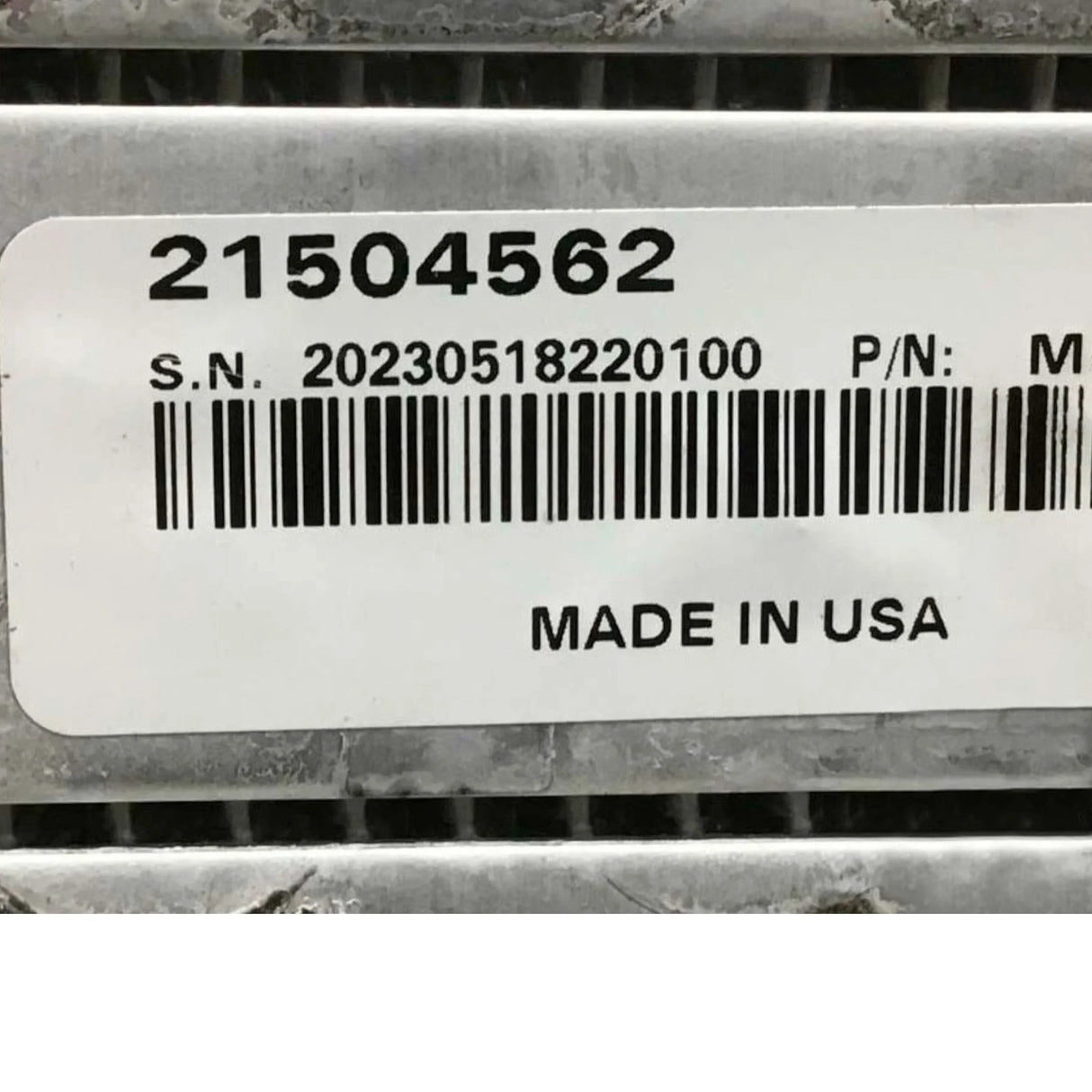 22769526 Genuine Mack Charge Air Cooler - Truck To Trailer