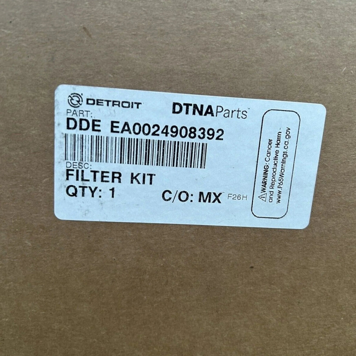 EA0024908392 Genuine Detroit Diesel DPF Diesel Particulate Filter - Truck To Trailer