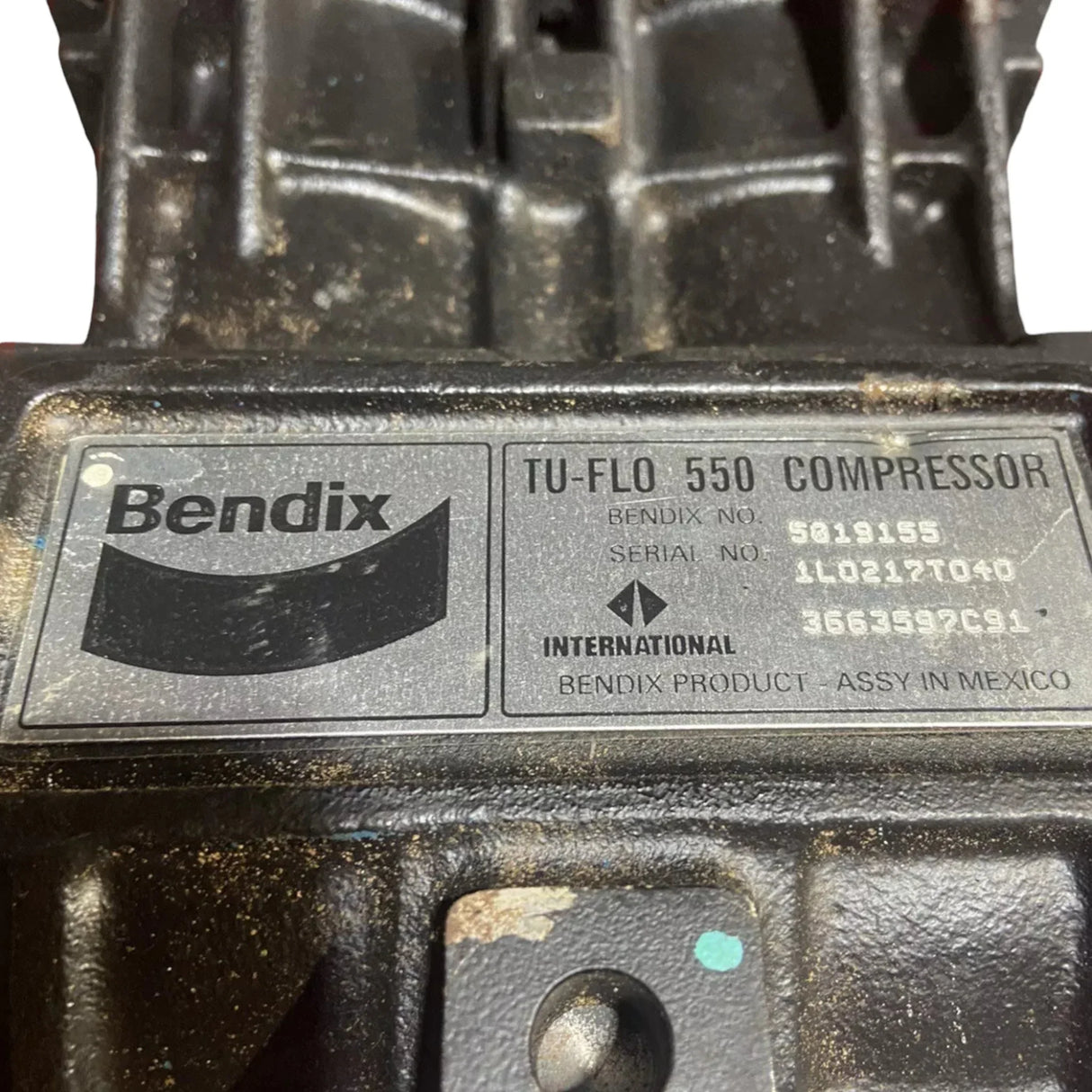 5019155 Genuine International Air Brake Compressor Tf-550 Bw - Truck To Trailer