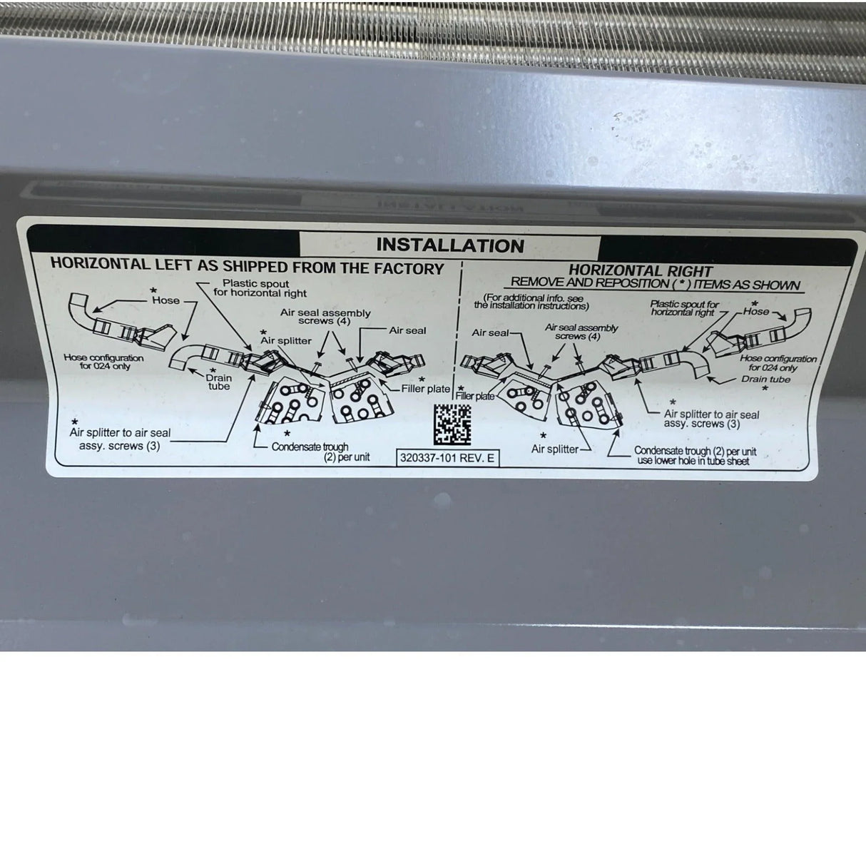 340155-7025 Carrier Evaporator Coil - Truck To Trailer