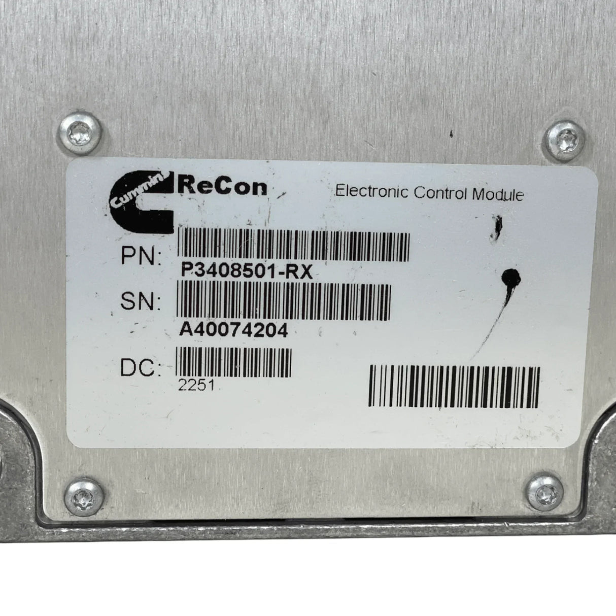 3408501NX Genuine Cummins Ecm Electronic Control Module - Truck To Trailer