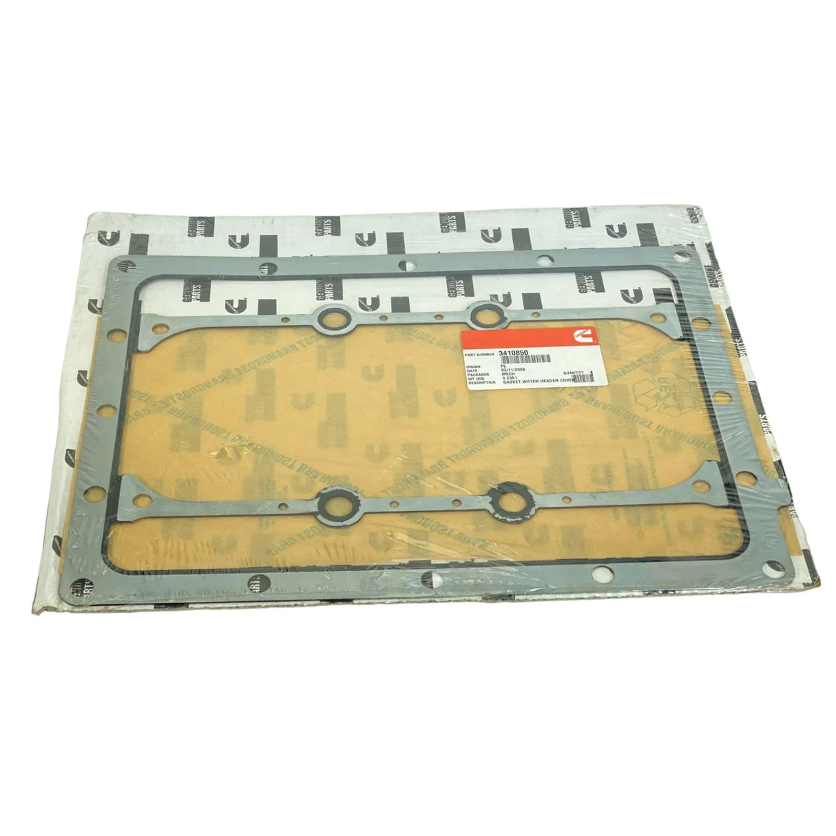 3410850 Genuine Cummins Water Header Cover Gasket - Truck To Trailer