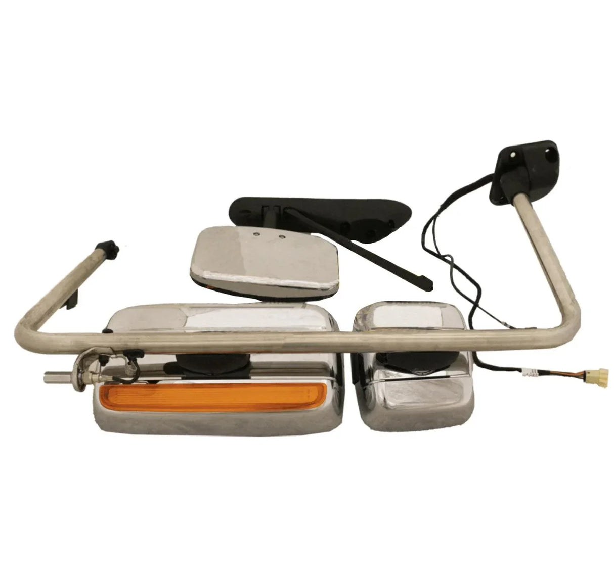 3757547C91 Oem International Mirror Rear View Rmt Htd Cb Ratio Chrome LtdRh - Truck To Trailer