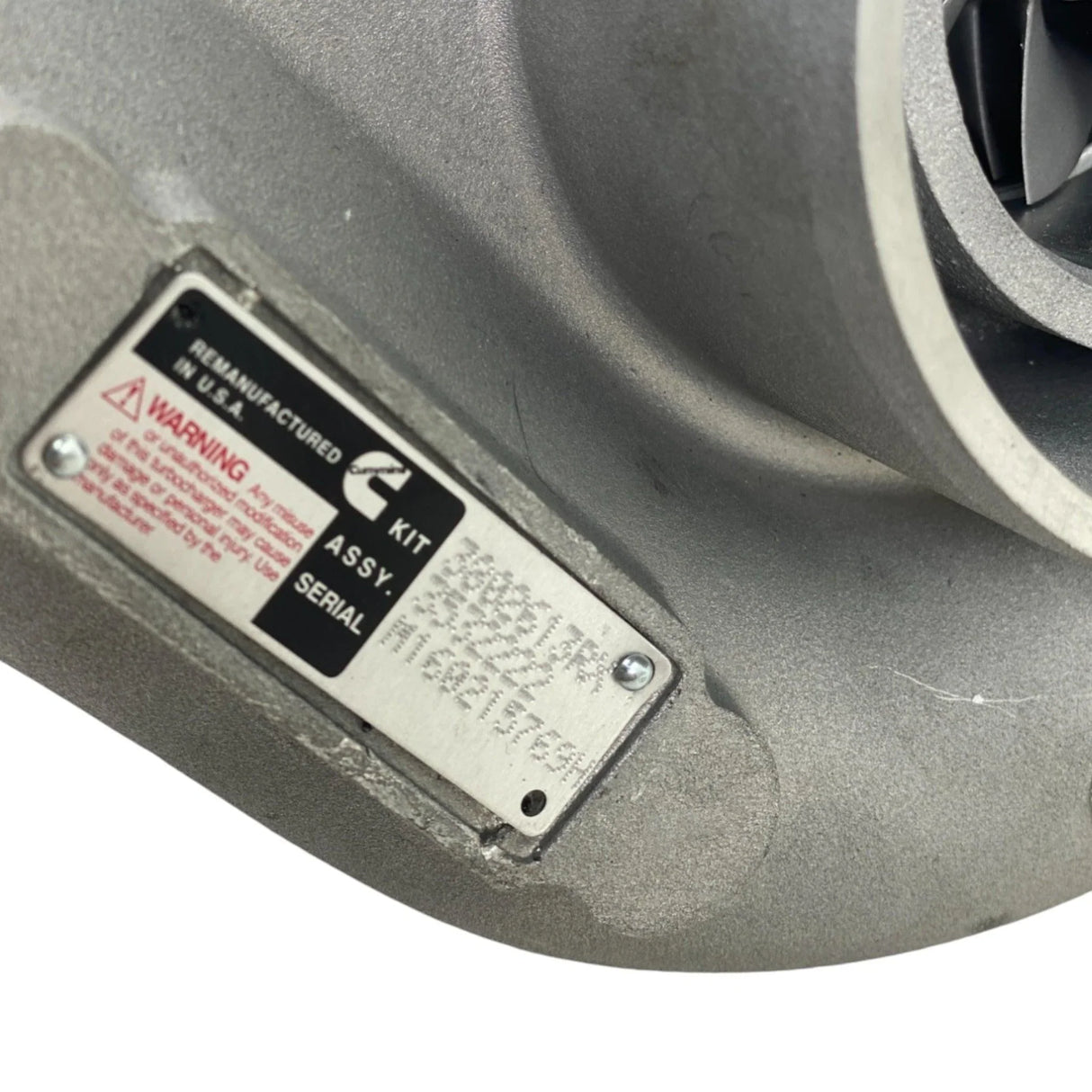 3802613 Genuine Cummins Turbocharger Hx40W For Cummins 6Cta - Truck To Trailer