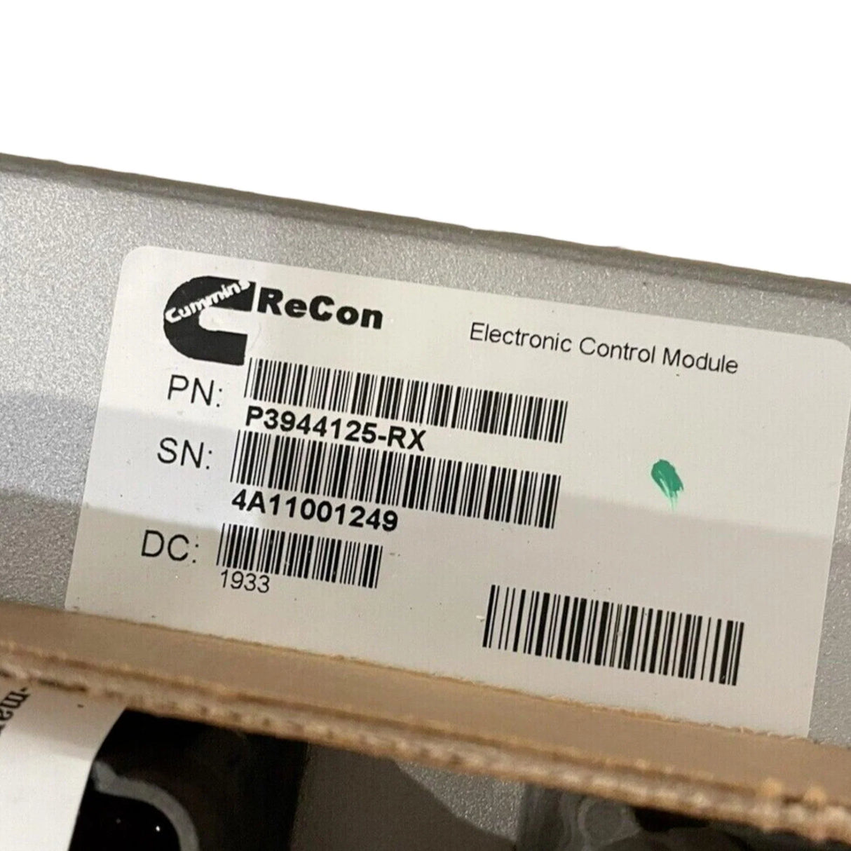 3944125RX Genuine Cummins ECM Electronic Control Module - Truck To Trailer