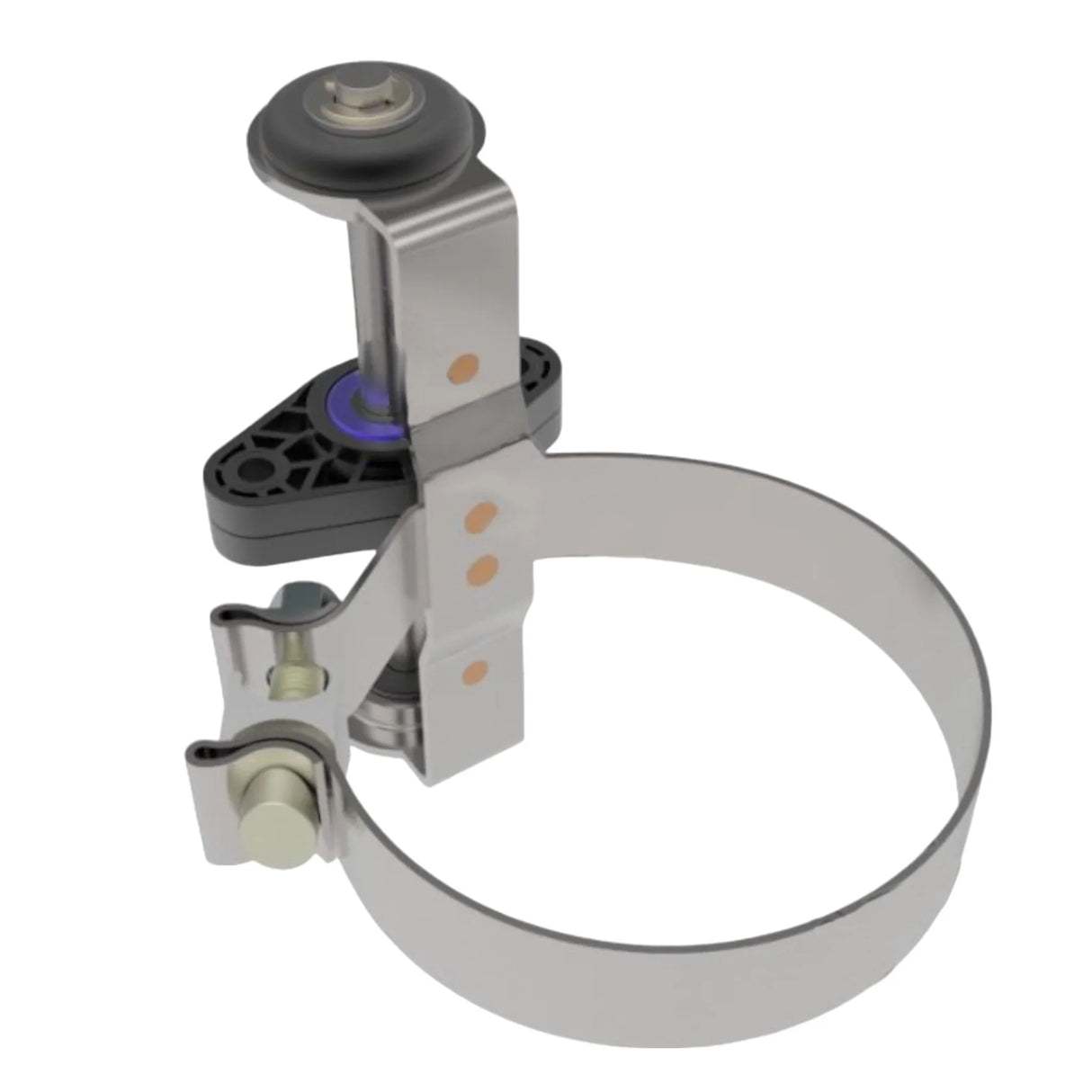 562.U7510335 Automann Exhaust Clamp Assembly Mount Peterbilt - Truck To Trailer