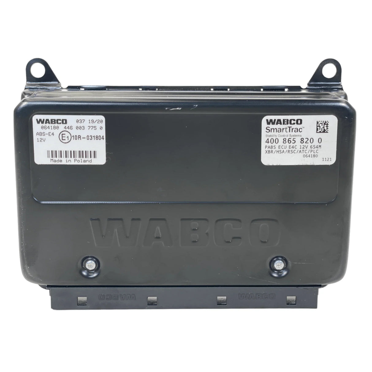 WAB4008658200 Genuine Wabco Pabs Ecu E4C 12V 6S4M Xbr Hsa Rsc Atc Plc - Truck To Trailer