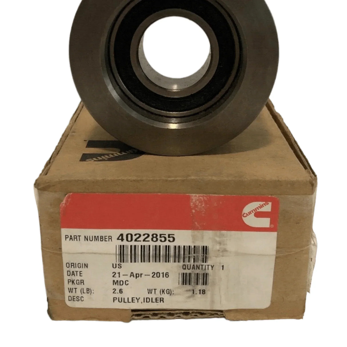 4022854 Genuine Cummins Accessory Drive Belt Idler Pulley - Truck To Trailer