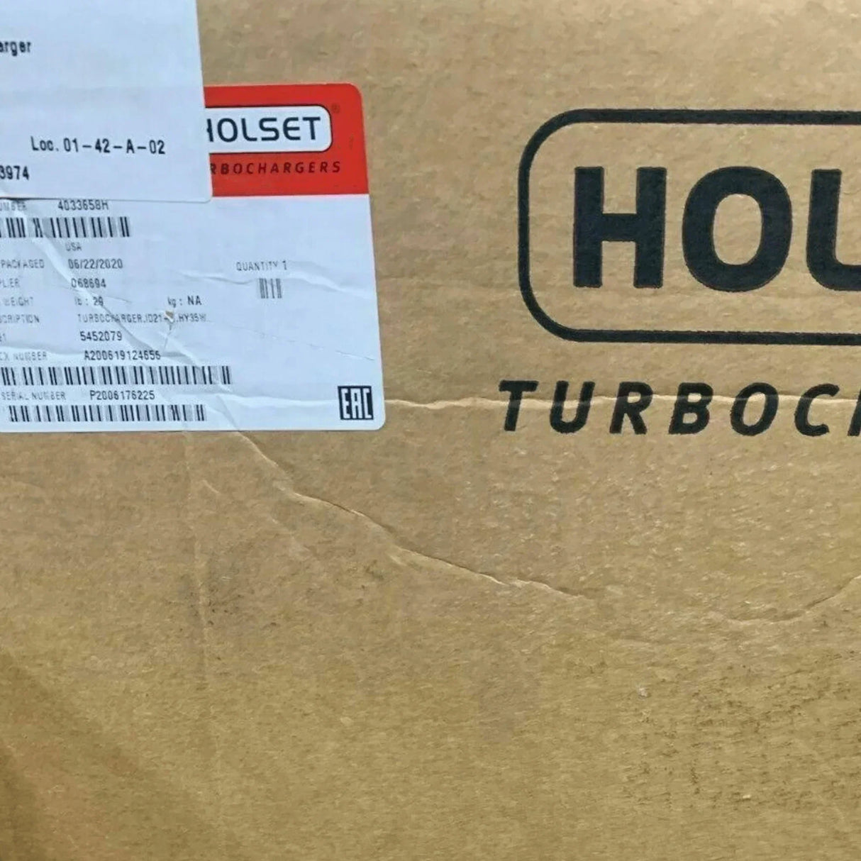 5452079 Oem Cummins Turbocharger Hy35W - Truck To Trailer