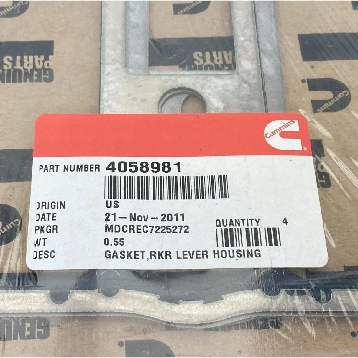 3067953 Genuine Cummins Rocker Lever Housing Gasket - Truck To Trailer