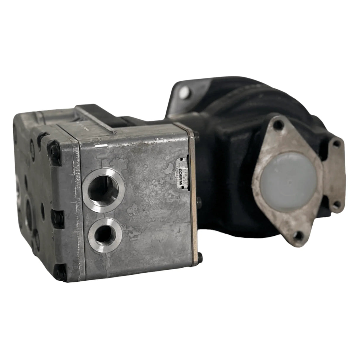 4123520200 Genuine Wabco Single Cylinder Compressor 352Cc Flange Mounted - Truck To Trailer