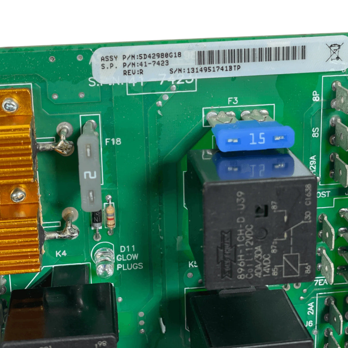 417423 Genuine Thermo King Interface Relay Board - Truck To Trailer