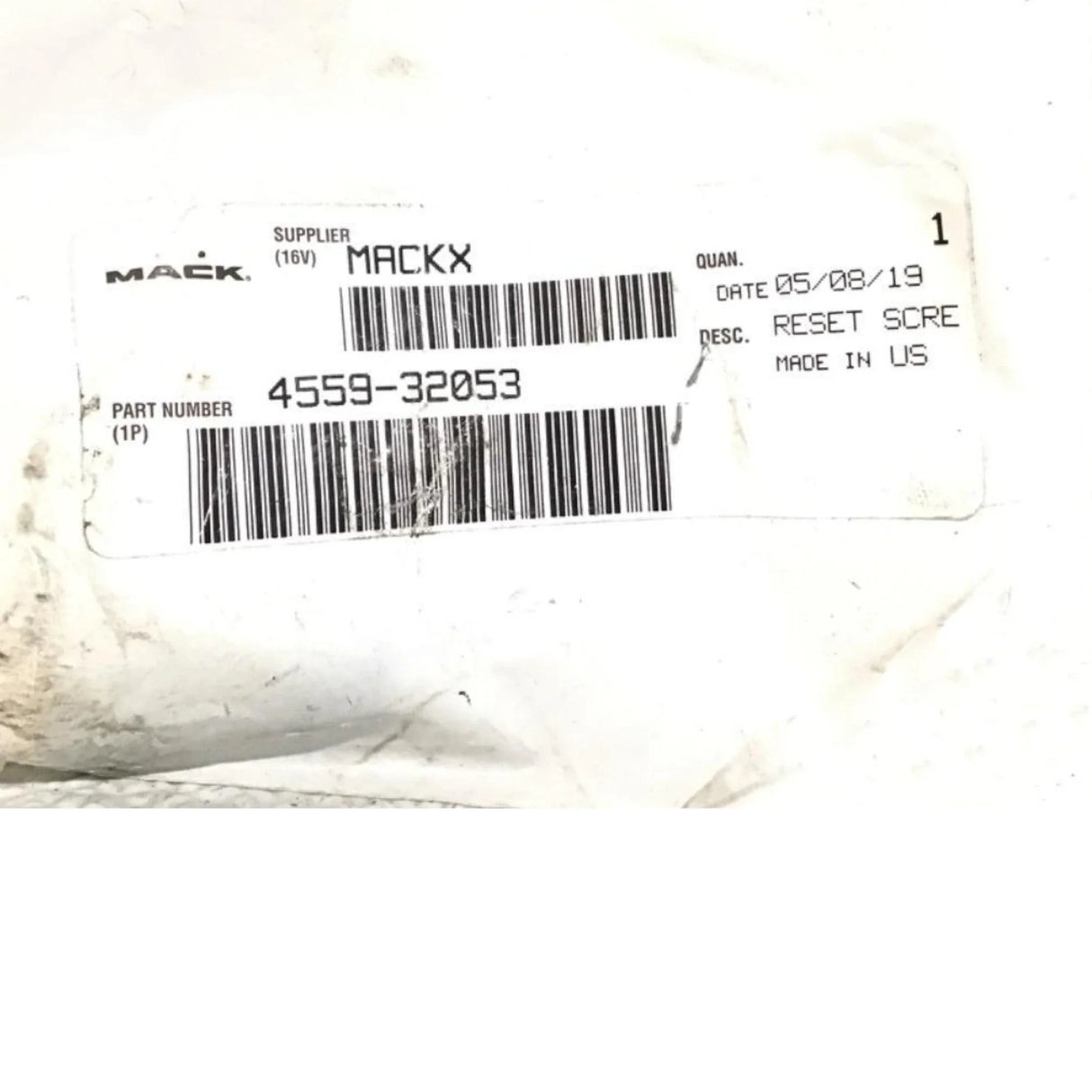 4559-32053 Genuine Volvo Reset Screw Assy - Truck To Trailer