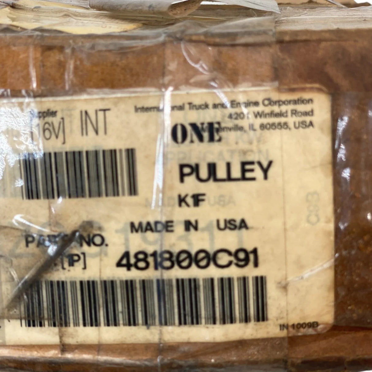 481800C91 Genuine International A/C Clutch Pully For International - Truck To Trailer