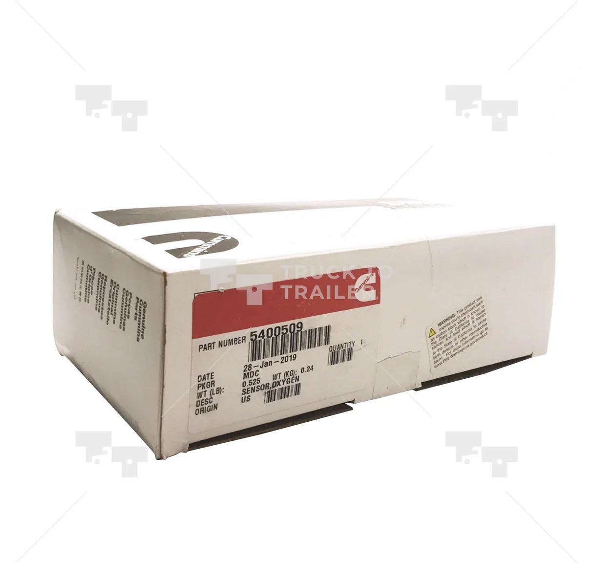5400509 Genuine Cummins Oxygen Sensor For Cummins - Truck To Trailer