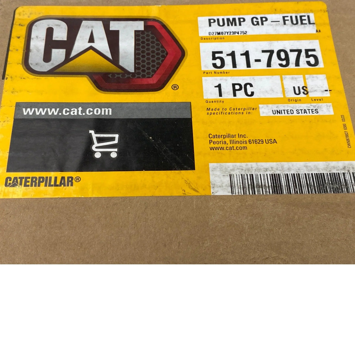 511-7975 Genuine Caterpillar Fuel Injection Pump - Truck To Trailer