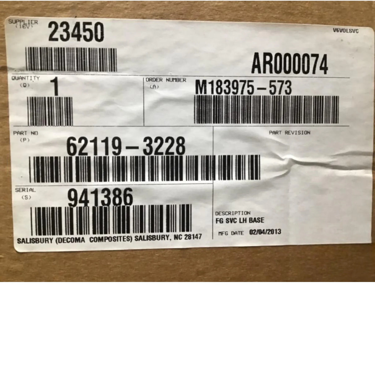 VG 62119-3228 Genuine Mack Shield - Truck To Trailer