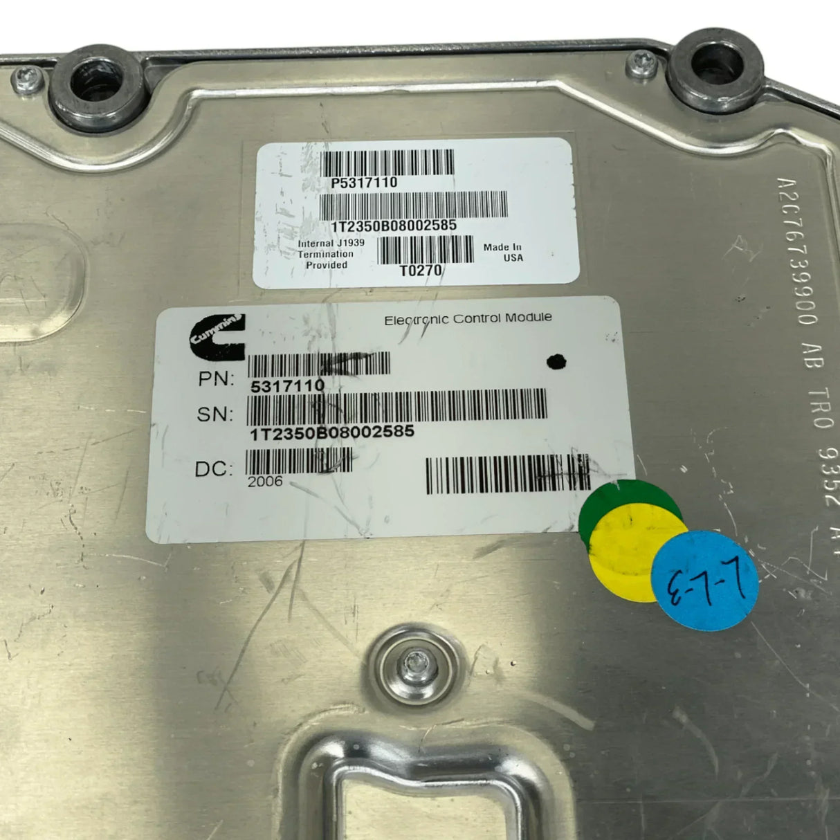 5317111 Genuine Cummins Ecm Engine Control Module Computer - Truck To Trailer